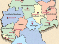 Interaktives Tafelbild: Bundesländer und Hauptstädte in Deutschland