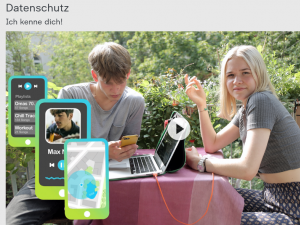 Screenshot der Seite App+On Datenschutz von ZDFtivi