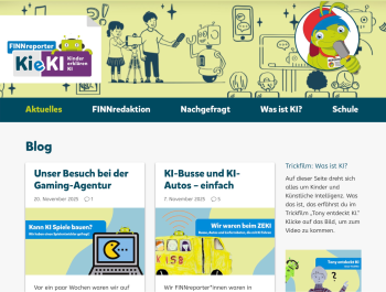 Startseite der FINNreporter Screenshot FINNreporter