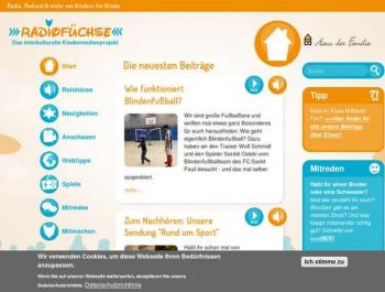 Bildschirmfoto Radiofüchse