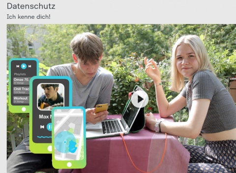 Screenshot der Seite App+On Datenschutz von ZDFtivi