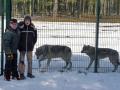 Zwei Kinderreporter besuchen die Wölfe des Wildparks Schorfheide 